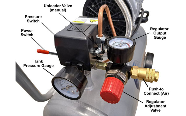 وظیفه رگلاتور در کمپرسور هوا 1 رگلاتور در کمپرسور